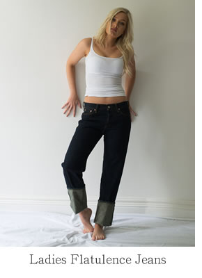 Ladies Flatulence Jeans